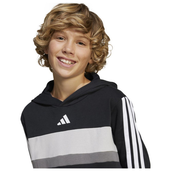 Adidas Παιδικό φούτερ Tiberio 3-S Fleece Hoodie Adidas Παιδικό φούτερ Tiberio 3-S Fleece Hoodie